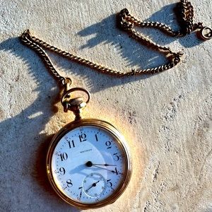 Vintage Waltham pocket watch. Historic and beautiful!